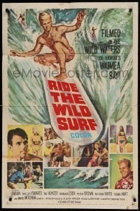 7b688 RIDE THE WILD SURF 1sh 1964 Fabian, ultimate poster for surfers to display on their wall!