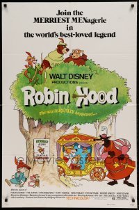 7b696 ROBIN HOOD 1sh 1973 Walt Disney's cartoon version, the way it REALLY happened!