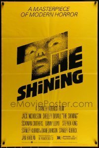 7b748 SHINING studio style 1sh 1980 Stephen King & Stanley Kubrick, iconic art by Saul Bass!