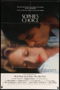 7b784 SOPHIE'S CHOICE int'l 1sh 1982 Pakula directed, Meryl Streep, Kevin Kline, Peter MacNicol!