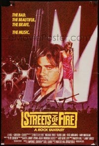 7b810 STREETS OF FIRE English 1sh 1984 different, the bad, the beautiful, the brave, the music!