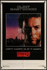 7b813 SUDDEN IMPACT 1sh 1983 Clint Eastwood is at it again as Dirty Harry, great image!