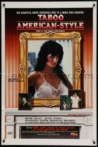 7b837 TABOO AMERICAN STYLE 2 THE STORY CONTINUES video/theatrical 1sh 1985 a movie star goddess!