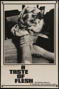 7b844 TASTE OF FLESH 1sh 1967 lovemaking's most provocative acts, Doris Wishman directed!