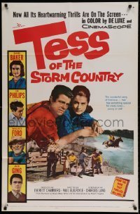 7b856 TESS OF THE STORM COUNTRY 1sh 1960 Diane Baker, a story of first love!