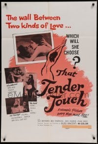 7b865 THAT TENDER TOUCH 1sh R1971 how far will she go to satisfy needs, will it mark her for life?