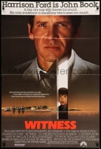 7b983 WITNESS int'l 1sh 1985 big city cop Harrison Ford in Amish country, directed by Peter Weir!