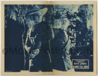 7c021 AGAINST ALL ODDS LC 1924 close up of Buck Jones grabbing guy in business suit!