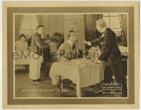 7c031 ALL THE WORLD TO NOTHING LC 1918 William Russell can't pay for his dinner & is stung for it!