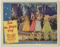 7c034 AND THE ANGELS SING LC #5 1944 MacMurray, Dorothy Lamour, Betty Hutton, Lynn & others singing!