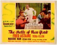 7c072 BELLE OF NEW YORK LC #8 1952 waiter Fred Astaire between sexy Vera-Ellen & Alice Pearce!