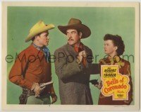 7c073 BELLS OF CORONADO LC #4 1950 Roy Rogers & Dale Evans have bad guy held at gunpoint!