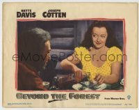 7c081 BEYOND THE FOREST LC #8 1949 Bette Davis pouring liquor at dinner table with Minor Watson!