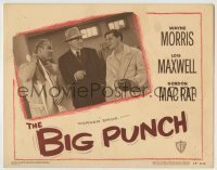7c092 BIG PUNCH LC 1948 Wayne Morris & Gordon MacRae talk to Eddie Dunn after boxing match!