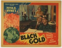 7c102 BLACK GOLD LC 1936 Gloria Shea brings tea to Frankie Darro & LeRoy Mason singing at piano!