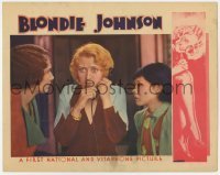 7c114 BLONDIE JOHNSON LC 1933 Asian Toshia Mori & lady watch frightened Joan Blondell on phone!