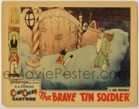 7c129 BRAVE TIN SOLDIER LC 1934 Ub Iwerks, great cartoon image of toys at the gates of Toy Heaven!
