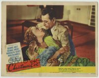 7c177 CHRISTMAS EVE LC #3 1947 wounded dirty George Raft romances pretty Virginia Field!