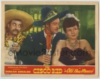 7c182 CISCO KID IN OLD NEW MEXICO LC 1945 Duncan Renaldo puts the moves on sexy woman at bar!