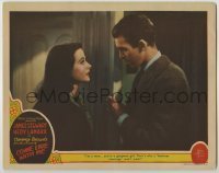 7c192 COME LIVE WITH ME LC 1941 James Stewart tells sexy Hedy Lamarr a business marriage won't work!