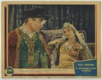 7c199 CONNECTICUT YANKEE LC 1931 great close up of Will Rogers with pretty Myrna Loy!