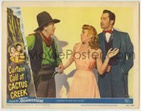 7c210 CURTAIN CALL AT CACTUS CREEK LC #5 1950 Eve Arden between Vincent Price & Walter Brennan!