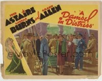 7c213 DAMSEL IN DISTRESS LC 1937 Fred Astaire, George Burns, Gracie Allen, Joan Fontaine, rare!