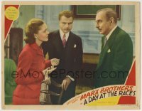 7c219 DAY AT THE RACES LC 1937 Maureen O'Sullivan wants Douglass Dumbrille to stop the Marx Bros!