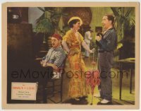 7c228 DEVIL'S IN LOVE LC 1933 close up of Herbert Mundin & Vivienne Osborne chatting by piano!