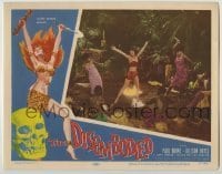 7c233 DISEMBODIED LC 1957 super sexy female voodoo witch doctor Allison Hayes dancing by fire!