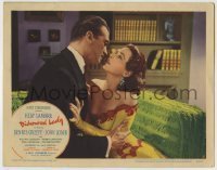 7c234 DISHONORED LADY LC #3 1947 romantic close up of sexy Hedy Lamarr & suave John Loder!