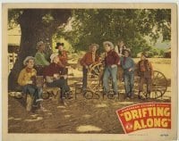 7c250 DRIFTING ALONG LC 1946 Johnny Mack Brown & cowboys singing with The Trailsmen western band!