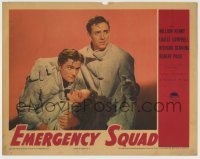 7c261 EMERGENCY SQUAD LC 1940 Robert Paige, Richard Denning & Louise Campbell in fireproof suits!