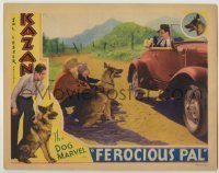 7c277 FEROCIOUS PAL LC 1934 great image of Kazan the Wonder Dog with boys talking to man in car!