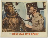 7c281 FIRST MAN INTO SPACE LC #2 1959 Marshall Thompson with monster that was once a test pilot!