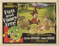 7c309 FUN & FANCY FREE LC #7 1947 Disney, great cartoon image of bear greeting other forest animals!