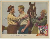 7c312 GALLANT BESS LC #6 1946 happy George Tobias, Marshall Thompson & Clem Bevans by horse!