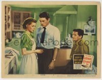7c318 GENTLEMAN'S AGREEMENT LC #8 1947 Elia Kazan, Gregory Peck, Dorothy McGuire, John Garfield