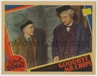 7c334 GOODBYE MR. CHIPS LC 1939 Robert Donat tells young boy his father was a late student too!