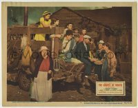 7c340 GRAPES OF WRATH LC #4 R1947 John Carradine says goodbye to Henry Fonda & family then goes with