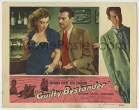 7c352 GUILTY BYSTANDER LC #6 1950 alcoholic ex-cop detective Zachary Scott, sexy Faye Emerson!