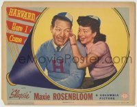 7c365 HARVARD HERE I COME LC 1941 Slapsie Maxie Rosenbloom in college sweater with Arline Judge!