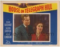 7c394 HOUSE ON TELEGRAPH HILL LC #6 1951 close up of William Lundigan comforting Valentina Cortesa!