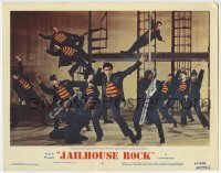 7c426 JAILHOUSE ROCK LC #5 R1960 Elvis Presley performs classic title song w/singing & dancing cons!