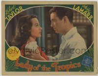 7c458 LADY OF THE TROPICS LC 1939 Robert Taylor sees that Hedy Lamarr's kisses & smiles were lies!