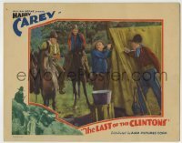 7c462 LAST OF THE CLINTONS LC 1935 Harry Carey gets the drop on bad guys at their camp!