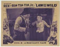 7c468 LAW OF THE WILD chapter 5 LC 1934 Lucille Browne confronted by bad guy, Dead Man's Hand!