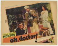 7c563 OH DOCTOR LC 1937 Eve Arden watches William Hall shake hands with Edward Everett Horton!