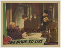 7c572 ONE HOUR TO LIVE LC 1939 Doris Nolan w/ Charles Bickford & armed men in Samuel Hinds' office!