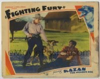 7c582 OUTLAW'S HIGHWAY LC R1935 Kazan The Wonder Dog & Hoot Gibson catch the bad guy, Fighting Fury!